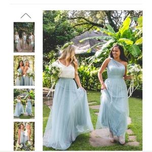 Tulle skirt & chiffon top